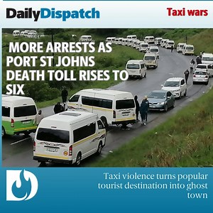 In tomorrow's edition of the Daily Dispatch : A total of 11 suspects were arrested and 15 firearms including AK-47 rifles seized by police after taxi violence erupted in Port St Johns last week. The suspects are due to appear in court on Thursday. This follows a standoff between the Uncedo Service Taxi Association and the Border Alliance Taxi Association (Bata). | Daily Dispatch