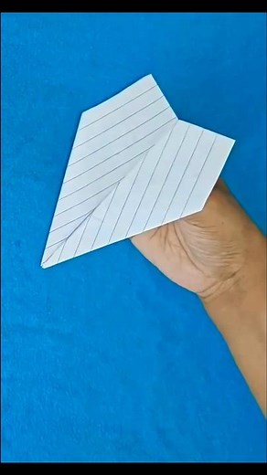 How to make fast jet paper airplane with note book #easy #papercrafts #origamiairplane #diy #shorts