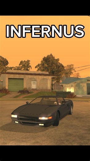 infernus car location GTA San Andreas#shorts