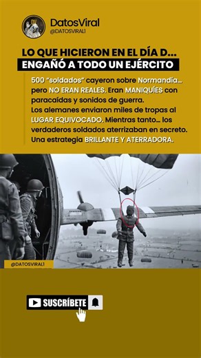 ERROR FATAL en el Día D: cayeron soldados FALSOS 😳 #DiaD #HistoriaReal #estrategia
