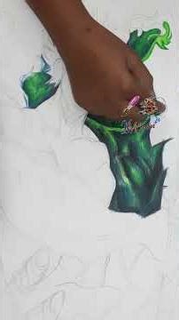 #Epic Zoro Artwork | Oil Pastel & Color Pencil Speed Drawing Part -1