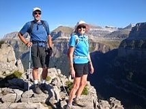 Bearded vulture or lammergeier in the Pyrenees and Ordesa NP