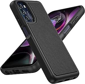 BNIUT for Motorola Moto G 5G 2022 Case: Dual Layer Shockproof Heavy Duty Protection | Military Grade Drop Proof Protective Phone Cases | Hybrid Hard Shell with Sturdy Durable Texture - Black