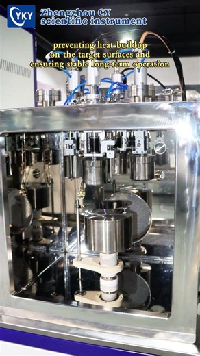 Four-target Magnetron Sputtering Coating Experiment