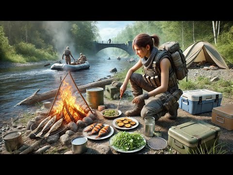 Team Had Nothing Left — Human Cleared Riverside Spot, Lit Flames & Cooked a Meal | HFY Story