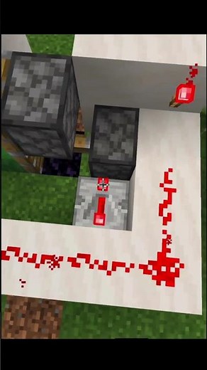 Easy Door to Build #minecraft #gaming #build #redstone