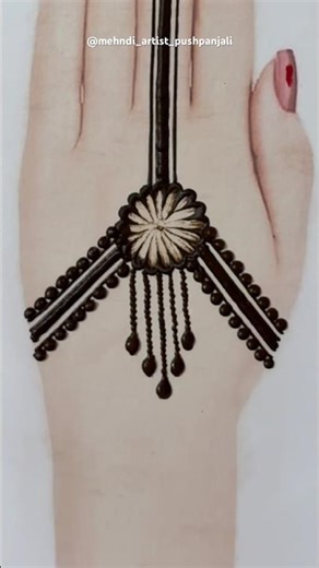 New Easy back hand mehndi design | mehndi | henna #mehndi #henna #mehandi #shorts #new #art #artist