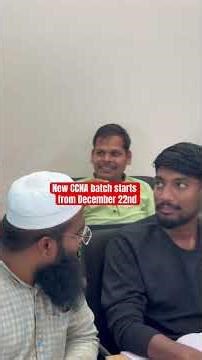 New CCNA batch starts from December 22nd | #tungabadranetworks