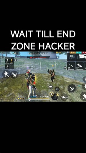Zone Hacker in game last zone #freefire