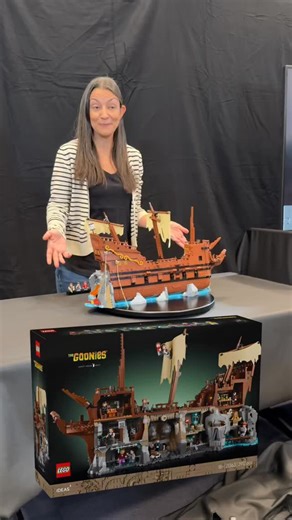 Matticus Bricks | LEGO reveals #21363 The Goonies! This massive set manages to recreate both One-Eyed Willie’s pirate ship on one side while retelling really... | Instagram