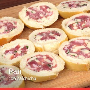 Sorprende a tus invitados con este bocadillo de pan con salchicha. ¡Súper fácil de hacer y es delicioso! | Teste Recetas España