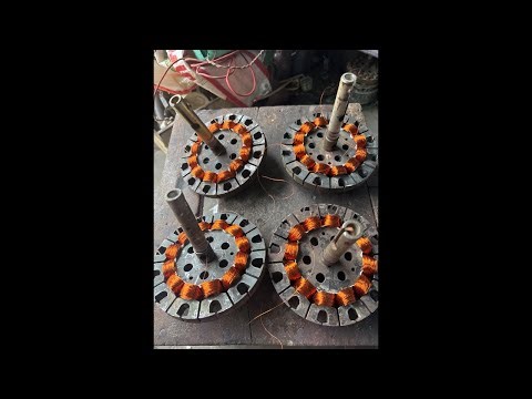 👉 Live Ceiling Fan Coil Locking & Paper Fitting | Full Process ⚡ Verma Electrical