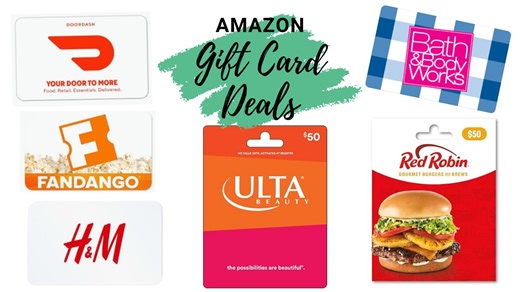 Gift Card Deals at Amazon | 20% Off Retail, Dining & More