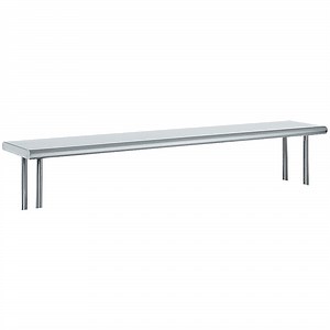 Advance Tabco OTS-12-60 12" x 60" Table Mounted Single Deck Stainless Steel Shelving Unit