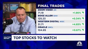 Final Trades: Zoom, Oracle, Western Digital and Booz Allen