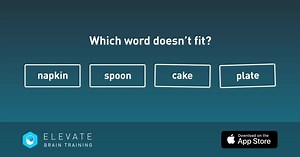 Stay sharp with Apple's App of the Year. Play 35+ games designed to improve your productivity, concentration, and cognitive skills. | Elevate - Brain Training | Facebook