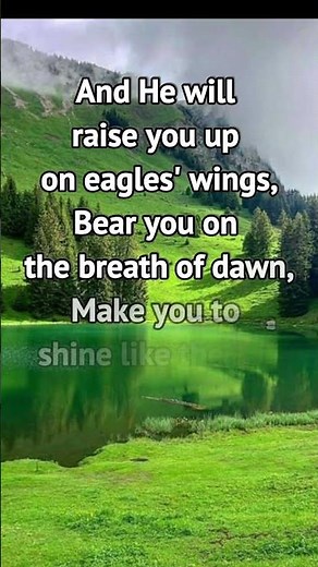 He Will Raise You Up On Eagles' Wings | #shorts