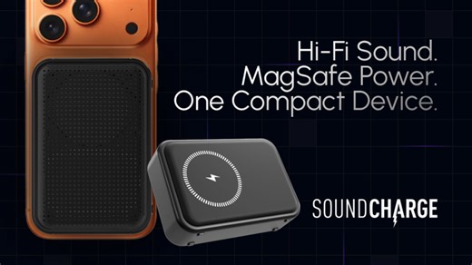 SoundCharge: Hi-Fi Sound. MagSafe Power. One Compact Device.