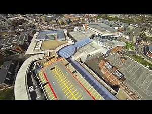 DJI F550 Drone Flight over High Wycombe Town Centre
