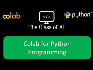 Colab for Python Programming