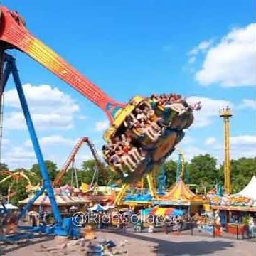 Extreme Ride Malfunction Caught on Camera! 🎢 People Falling Mid-Air! #Shorts