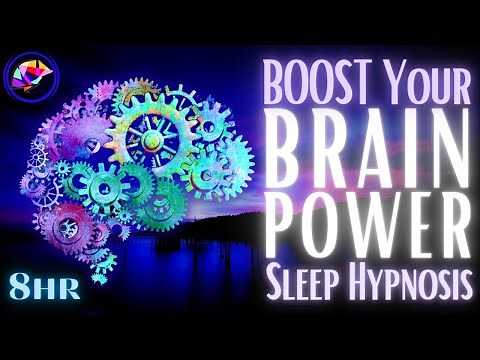 Genius Sleep Hypnosis - BRAIN POWER Awakening + Affirmations (8hrs)