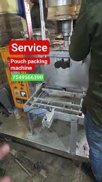 Pouch packing machine service and repairing #machine #packingmachine