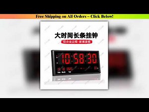 21inch LED Digital Wall Clock HD Display Large Digital Simple Electronic Clock for Home Office