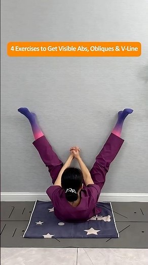 4 Core Moves to Tighten Your Waist, Build Abs, and Define Your V Line and Glutes Easily
