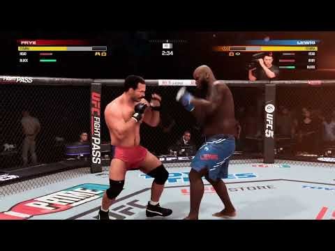 Derrick Lewis KOs Don Frye with crazy power - UFC 5