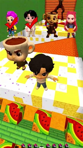 KPop Demon Hunter VS Noob Pro Challenge Part 4 🤔❤️ #shorts#minecraft#sodapop