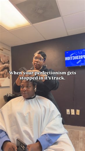 Jessica Renee | Brand & Beauty Biz Midwife/Mentor on Instagram: "Sometimes what you see is not what they see. And being an effective hairstylist is understanding that as long as they like it, you should be good with it. Now let me say this as somebody who is a recovering perfectionist, borderline OCD about symmetry, balance, blend, and every little hair being in its proper place. There have been moments behind the chair where I’m looking at the cut thinking, “It needs one more snip.” And my clie