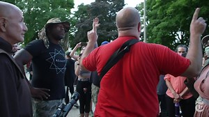 163K views · 786 reactions | Watch scenes from the unrest in Kenosha, Wisconsin, over the police shooting of Jacob Blake. Later on Tuesday, peaceful marches gave way to chaos as law enforcement clashed with demonstrators and a group of men with guns confronted protesters. https://nyti.ms/31wIcnb | The New York Times | Facebook