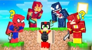 Me ESCONDO de TODOS los SUPERHEROES en MINECRAFT 😱 #minecraft #invictor #gaming #zombies #funnyvideos #superheroes #venom #ironman #spiderman | Invictor Gamers