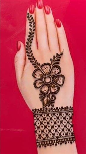 Simple design for eid🌙grid tutorial #gridtutorial #simplemehendiforeid