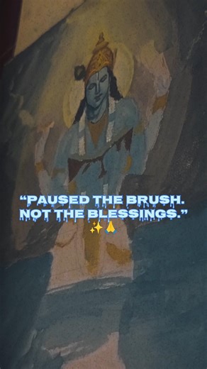 Not finished… but already blessed 🙏 The masterpiece is loading… 🎨⏳#TrendingReel #FaithReel #ArtReel