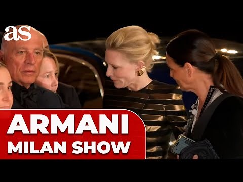 CATE BLANCHETT, RICHARD GERE and Spike Lee among stars celebrating 'iconic' ARMANI AT MILAN SHOW