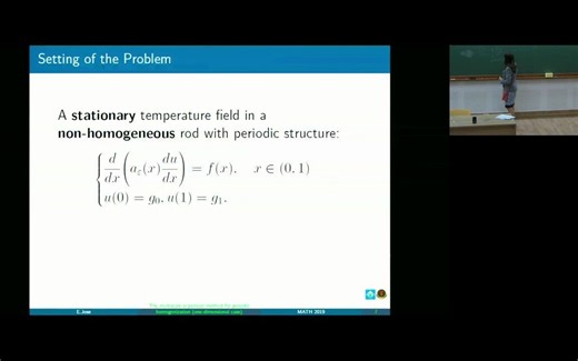Multiscale Expansion Method for Periodic Homogenization (Lecture 1) by Editha Jo