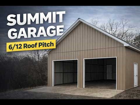 The 6/12 Summit Garage | 26x30 Residential Style Metal Garage
