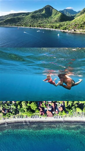 33K views · 848 reactions | AMED - East Coast Bali 錄 A beautiful fishing village, filled with unbelievable snorkelling  & very friendly Balinese smiles  #amedbali #balitrip #explorebali #beautifulindonesia #wonderfulindonesia #travelfamily #travelwithkids | Karstan And Maxine | Facebook