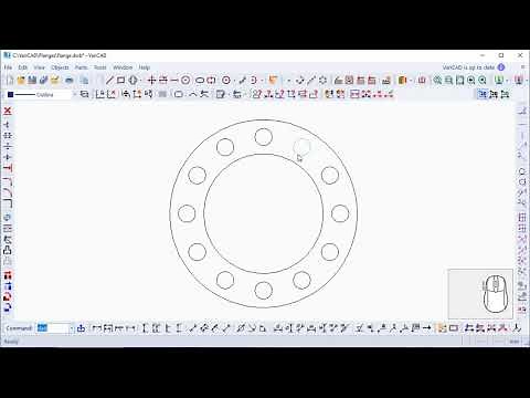 VariCAD – Creating a Pitch Circles together with Center Lines