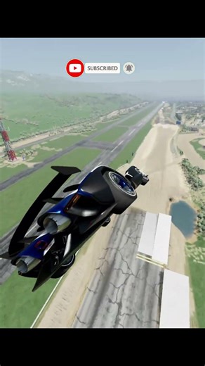 Slow Motion Chaos #93 #shorts #beamngdrive