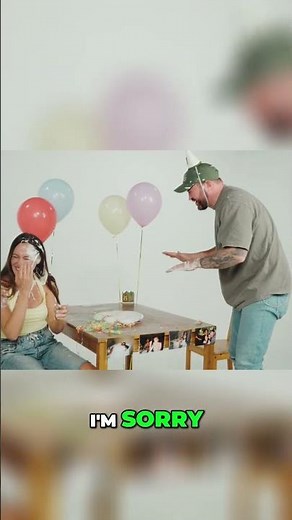 Pie in the Face: Hilarious Food Fight & Unexpected Reactions! #shorts