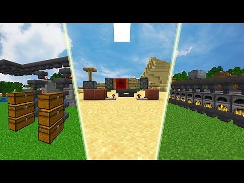 3 Mechanizmy, Których Potrzebujesz w Minecraft 1.14.4!