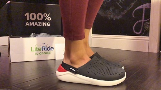 A delightful mix of support and sink-in softness underfoot. LiteRide foam is the newest innovation in the legendary world of Crocs comfort. http://bit.ly/2oJeUNr | Crocs