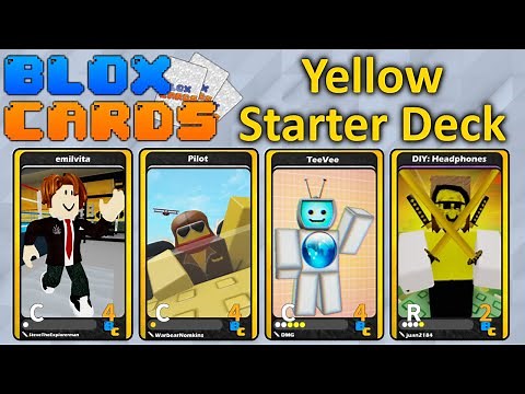 Blox Cards - Yellow Starter Deck Walkthrough