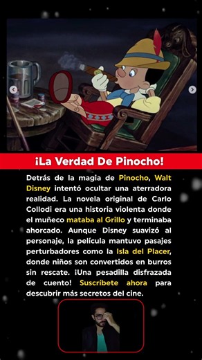 TERROR EN DISNEY: ¡La aterradora e incómoda verdad detrás de Pinocho!