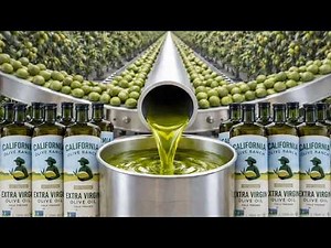 How Extra Virgin Olive Oil Is Made in Factories | Step-by-Step Production