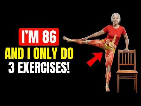 Over 80? FAIL THE STAND-UP TEST? Only 3 Exercises Needed in 5 Minutes | Senior Health Tips