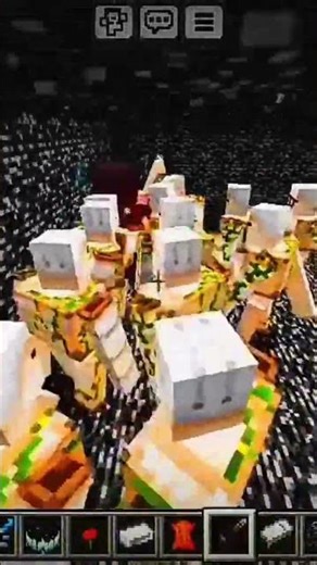 15 Golums and 1 worden who win? #1million #minecraft #minecraftsurvivalseries #viral #minecraftmob